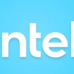 New 2020 Intel Logo Blue Background