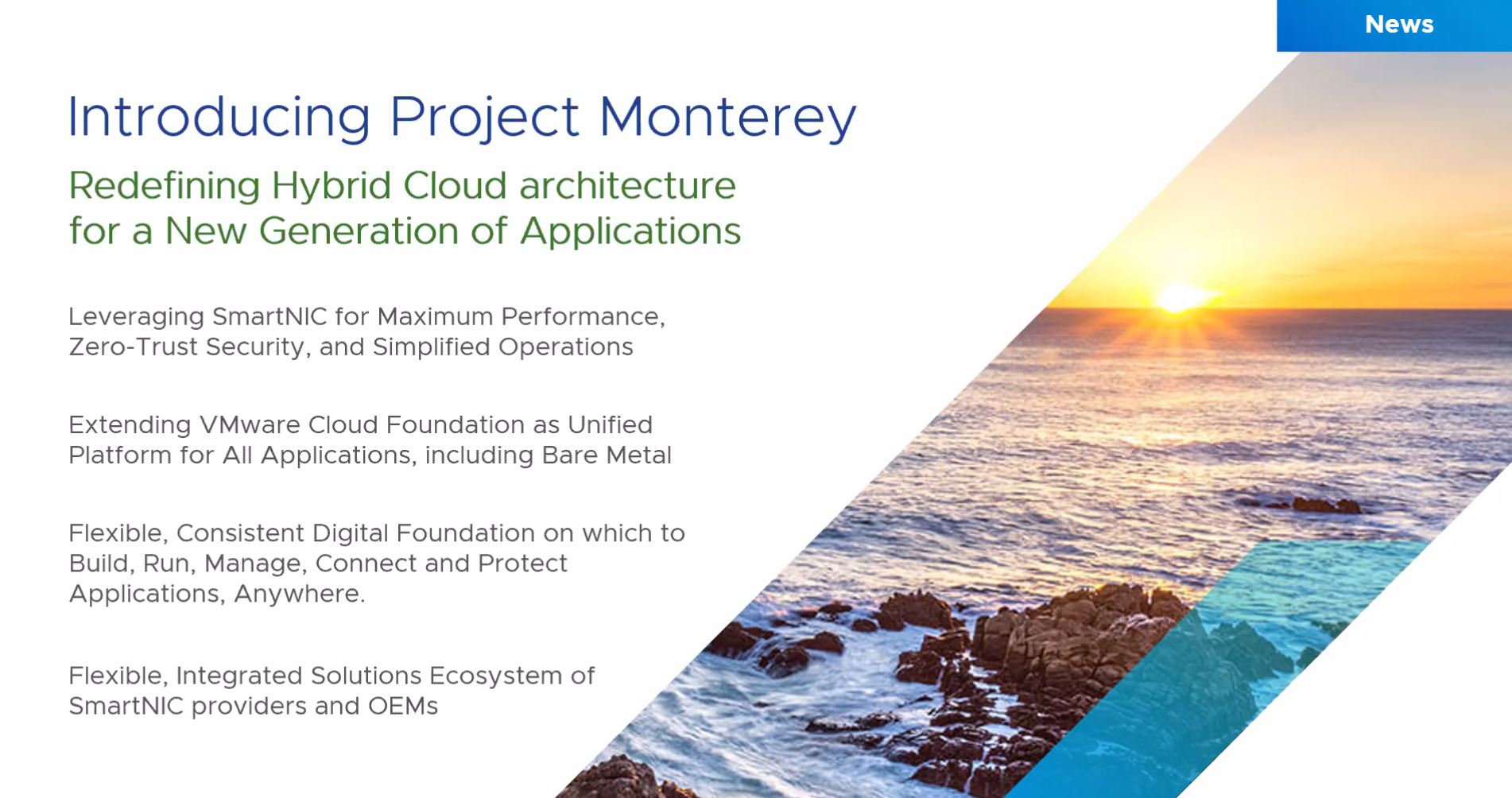 VMware VMworld 2020 SmartNIC Project Monterey