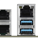 ASRock Rack X570D4U 2L2T Rear IO