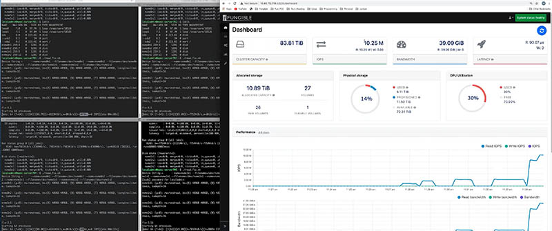 Fungible DPU Hitting 10M IOPS And 39GBps Web
