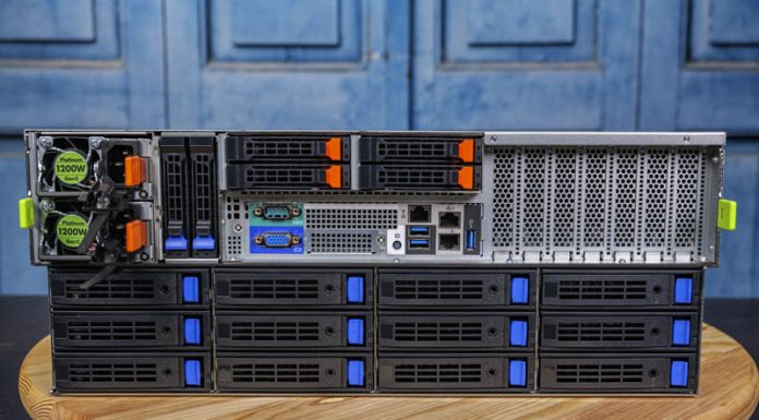 Gigabyte S452-Z30 Review A 4U 36-bay AMD EPYC Server Gigabyte S452 Z30 Rear