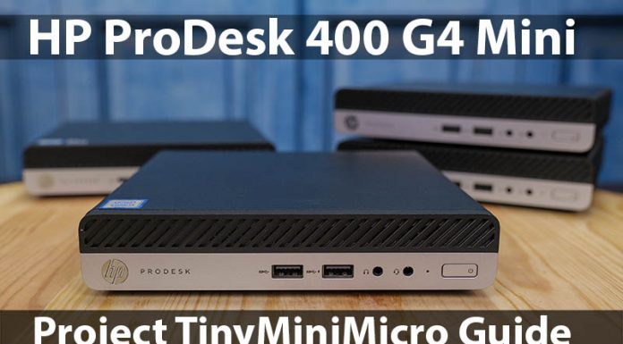 HP ProDesk 400 G4 Mini Project TinyMiniMicro Guide HP ProDesk 400 G4 Mini Cover