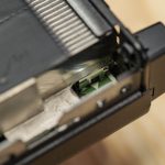 HP ProDesk 400 G4 Mini DP Header Blocked On Rear Motherboard View