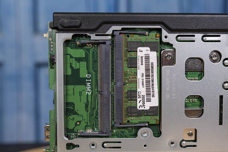 Lenovo ThinkCentre M920q Tiny Internal Underside SODIMM