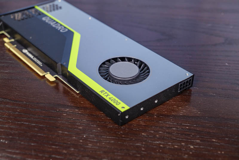 NVIDIA Quadro RTX 4000 Fan GPU Support And Power