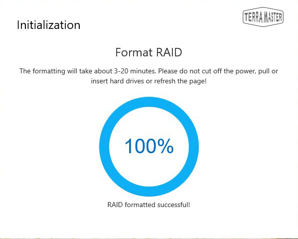 TerraMaster F2 422 Format RAID