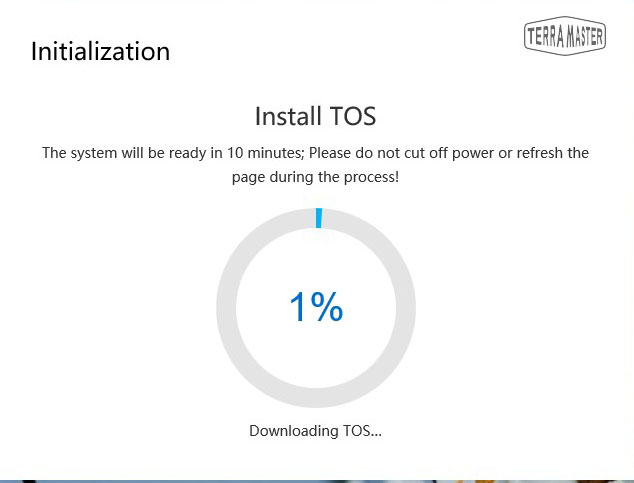 TerraMaster F2 422 Install TOS