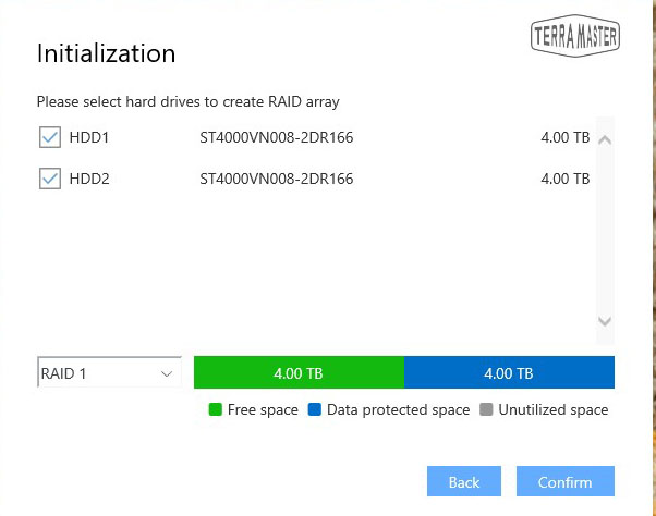 TerraMaster F2 422 Select Hard Drives