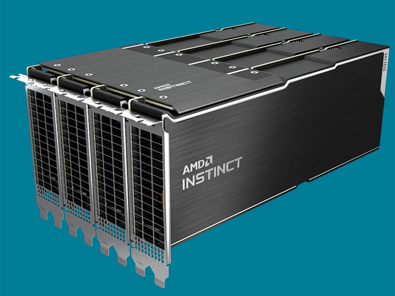 AMD Radeon Instinct MI100 Hive With 4x GPUs