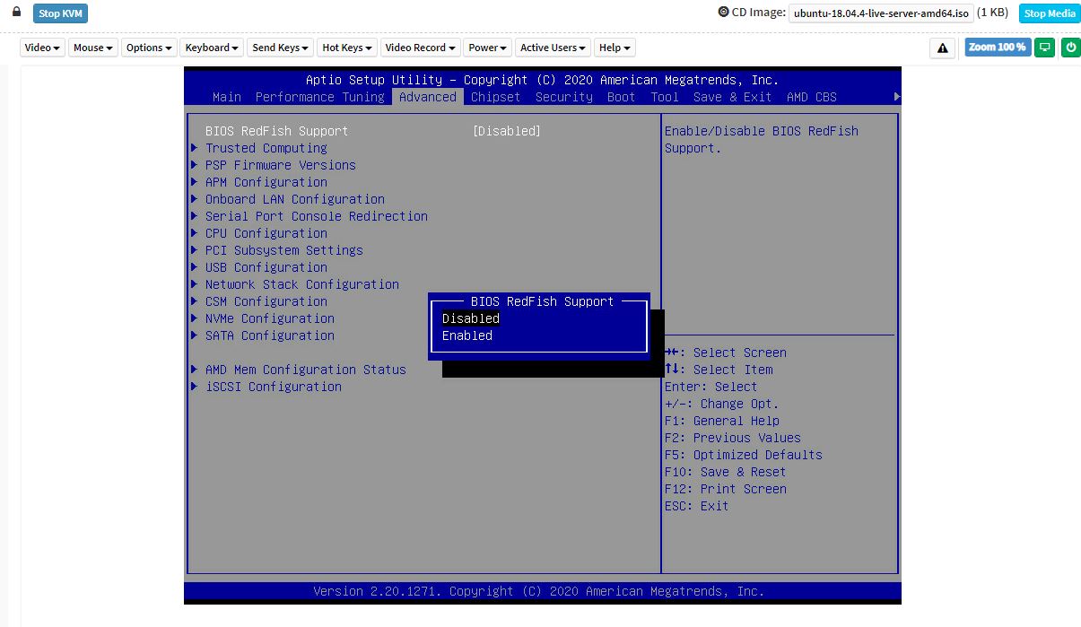 ASUS ESC4000A E10 ASMB9 BIOS Redfish Support