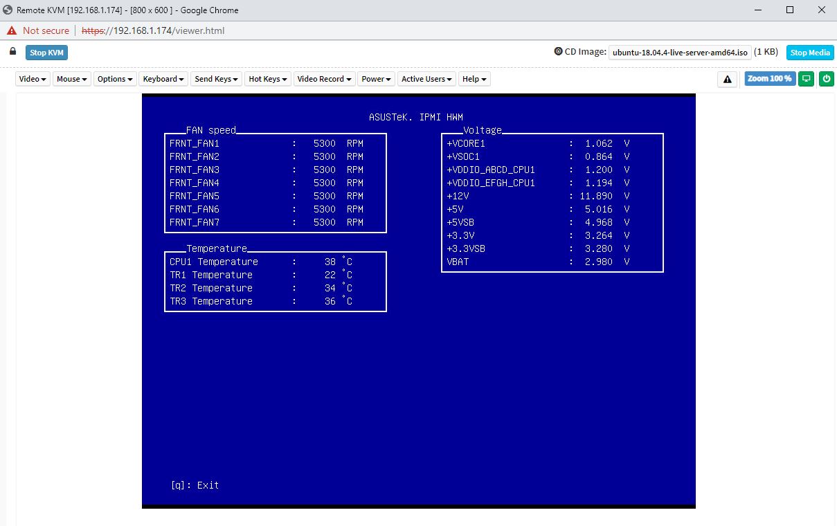 ASUS ESC4000A E10 ASMB9 IPMI HWM