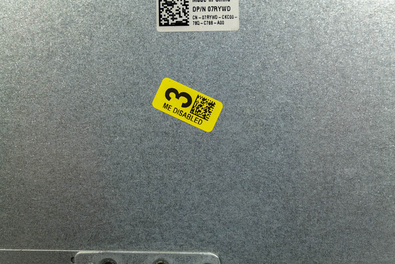 Dell OptiPlex 3050 ME Disabled Sticker