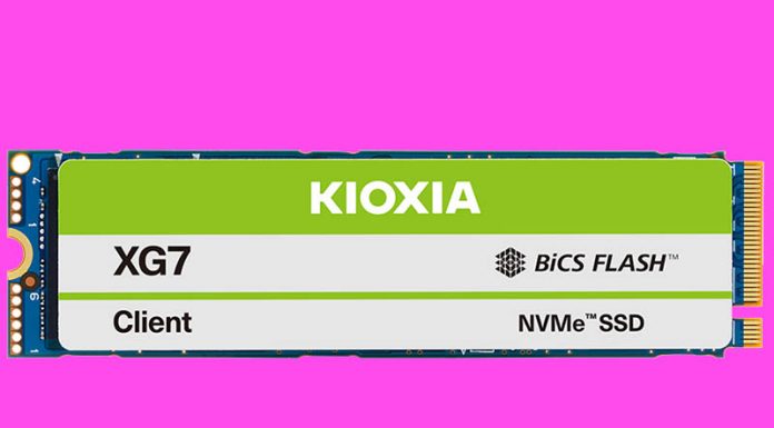 Kioxia XG7 and XG7-P PCIe Gen4 SSDs Launched Kioxia XG7 PCIe Gen4 NVMe SSD Cover