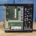 Lenovo ThinkCentre M710q Tiny Bottom View With Cover Removed