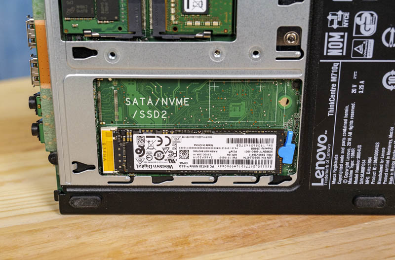 Lenovo ThinkCentre M710q Tiny M.2 NVMe SSD - ServeTheHome