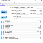 WD Black SN750 500GB CrystalDiskInfo