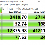 WD Black SN750 500GB CrystalDiskMark 1GB