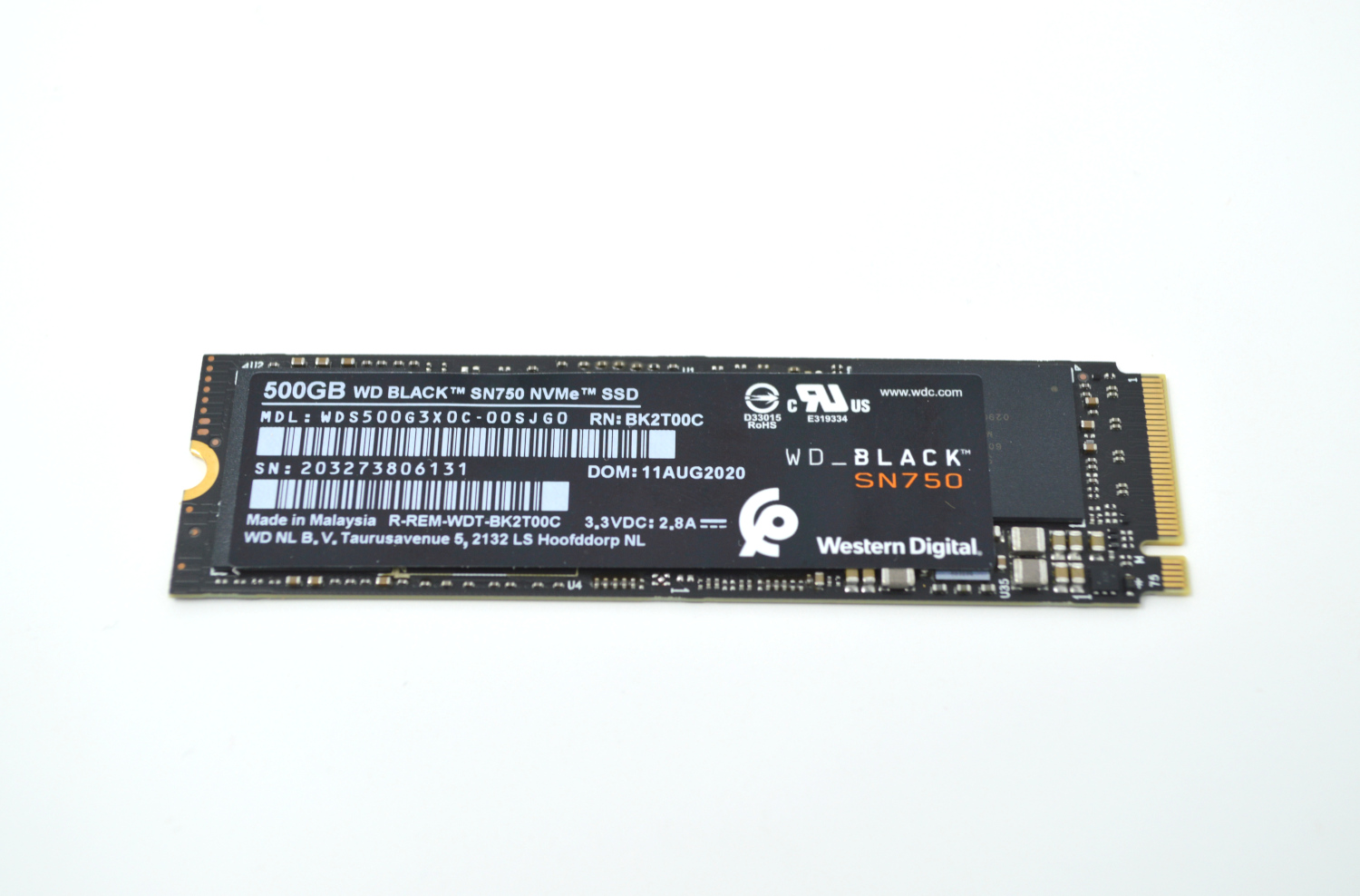 bekendtskab matrix schweizisk WD Black SN750 500GB NVMe SSD Review - ServeTheHome