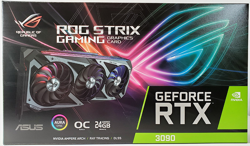 ASUS ROG STRIX RTX 3090 OC Box Front