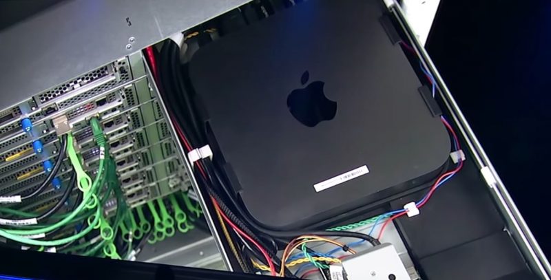 AWS EC2 Apple Mac Mini Node In Rack