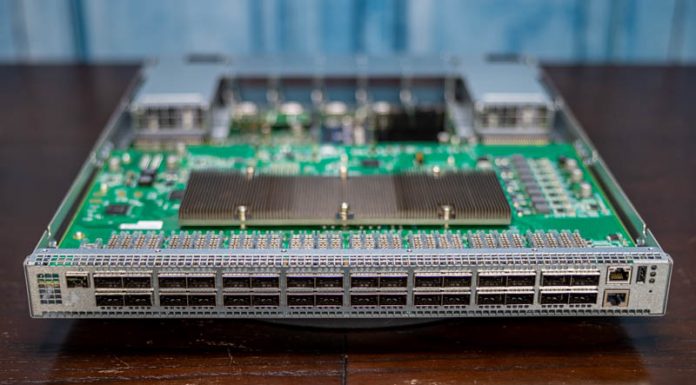 Inside a Celestica Seastone DX010 32x 100GbE Switch Celestica Seastone DX010 Front Ports