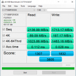Crucial P2 1TB ASSSD 1GB