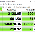 Intel 665p 1TB CrystalDiskMark 1GB