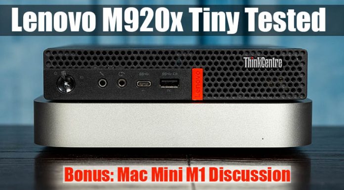 Lenovo ThinkCentre M920x Tiny Review and Guide Lenovo M920x Tiny Cover Project TinyMiniMicro