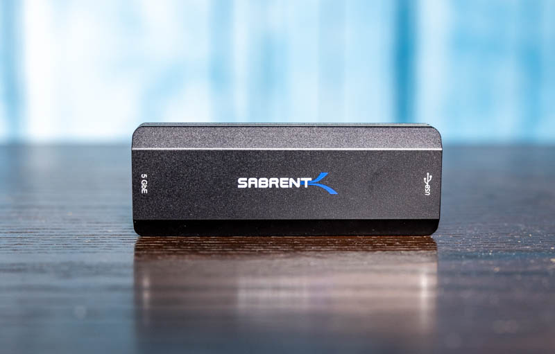 Sabrent NT SS5G USB 3 To 5GbE NIC Top Label