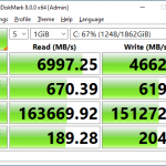 Sabrent Rocket 4 Plus 2TB CrystalDiskMark 1GB