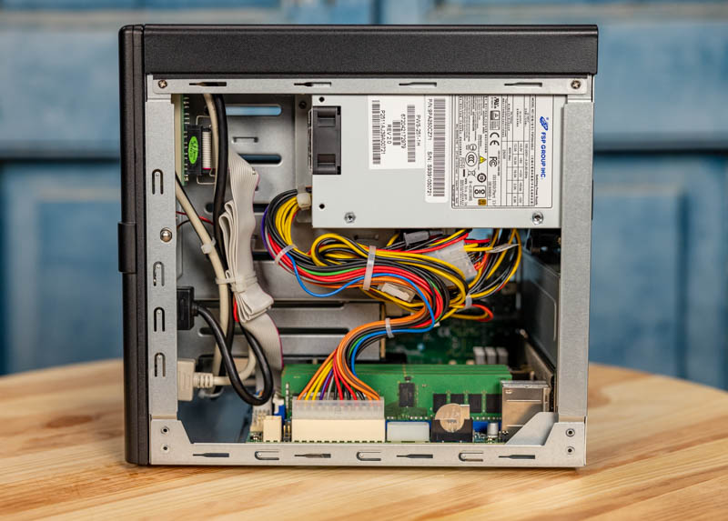 TrueNas Mini X Plus Internal PSU And Memory Side