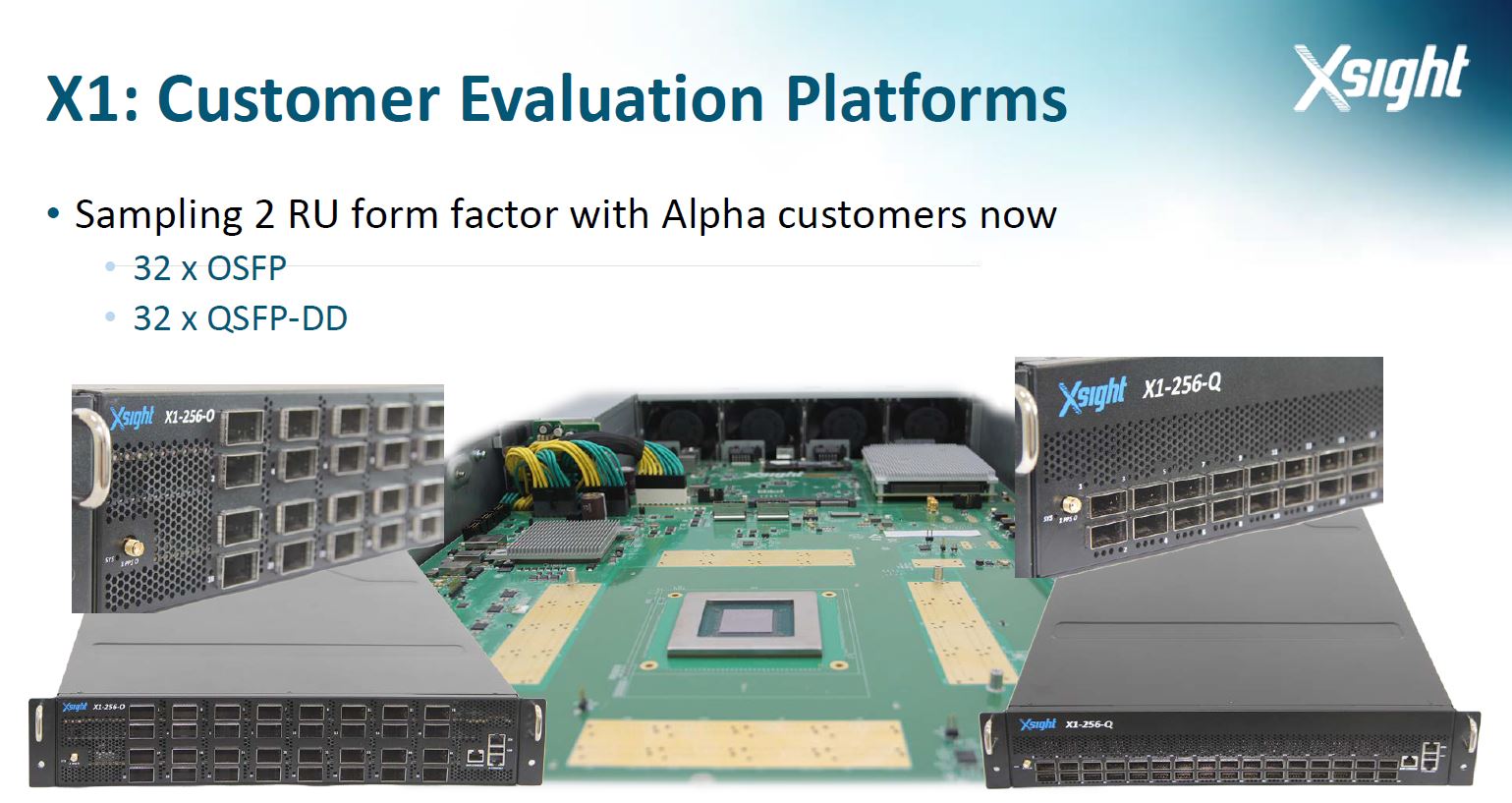 Xsight X1 2U Alpha Evaluation Platforms