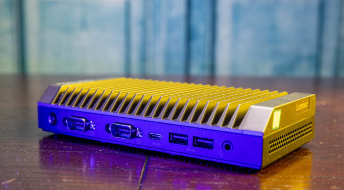 Lenovo ThinkCentre M90n-IoT Practical Look Lenovo ThinkCentre M90n 1 Nano Front YB No Heatsink Cover