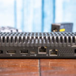Lenovo ThinkCentre M90n IoT Rear With Accessory Background