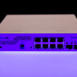 MikroTik CSS610 8G 2+IN Blue Front And Top
