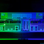 QNAP GM 1002 Rear Green And Blue Sides