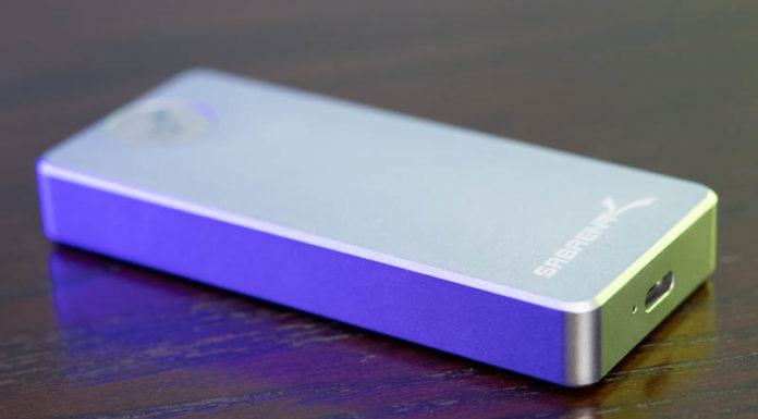 Sabrent Rocket Pro 4TB Review USB 3.2 Gen2 External SSD Sabrent Rocket Pro 4TB Three Quarter View