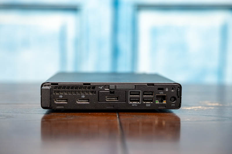 HP EliteDesk 800 G3 Mini Rear