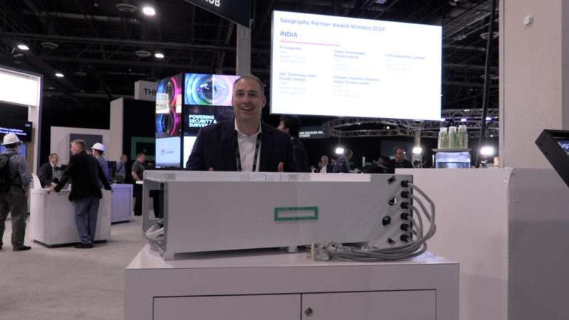 HPE Spaceborne Computer Patrick At HPE Discover 2019