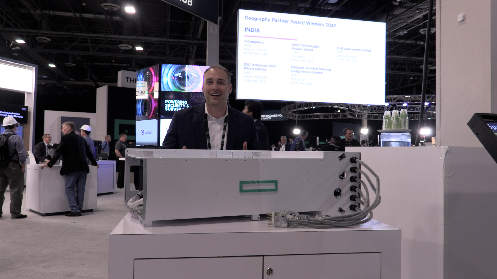 HPE Spaceborne Computer Rear At HPE Discover 2019