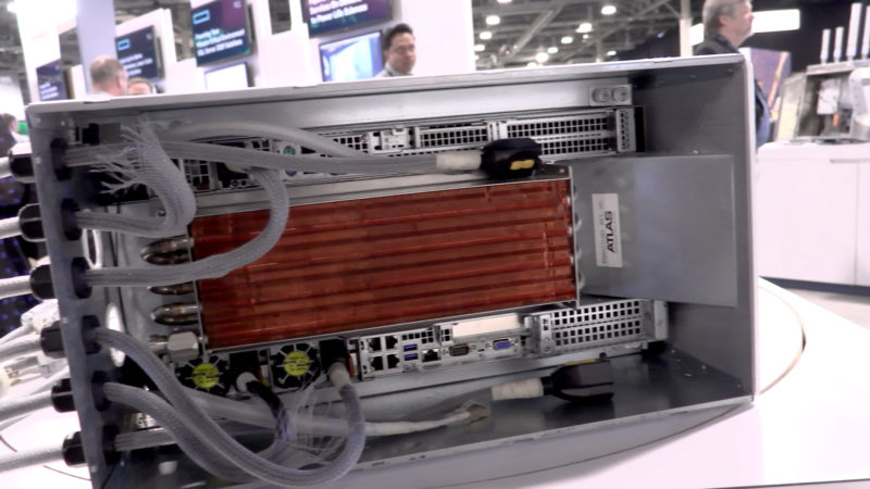 HPE Spaceborne Computer Rear At HPE Discover 2019