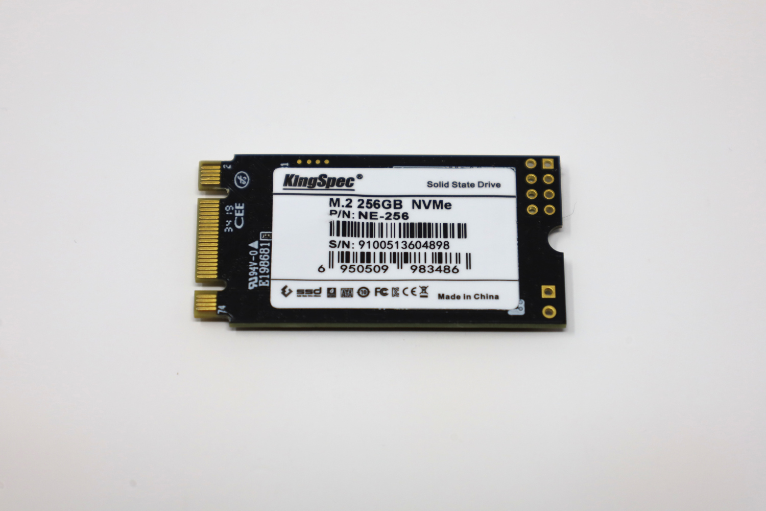 SSD M.2 NVME 2280 PCle Gen 3×4, NVMe 1.3 KingSpec 1To NE-1TB (2280) -  Disque SSD - KINGSPEC