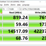 KingSpec NE 256 CrystalDiskMark 1GB
