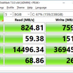 KingSpec NE 256 CrystalDiskMark 8GB