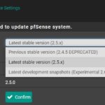 PfSense 2.5 Upgrade Out