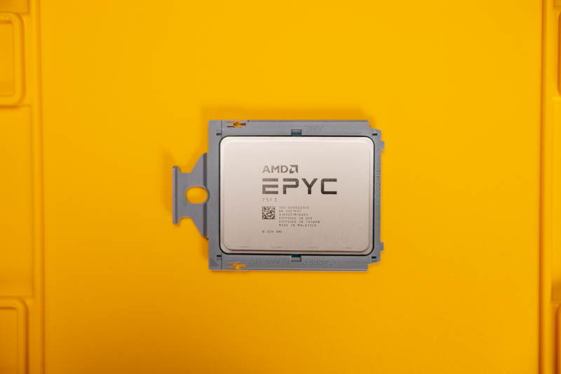 AMD EPYC 75F3 Yellow