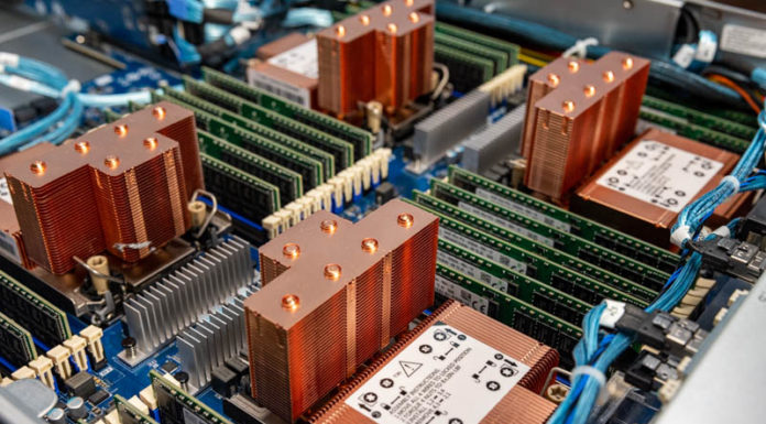 Gigabyte R292-4S1 Server Review 2U 4-Socket Cooper Lake Gigabyte R292 4S1 CPUs And Memory Installed 1