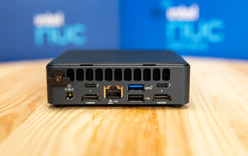 Intel NUC11TNKi5 Rear