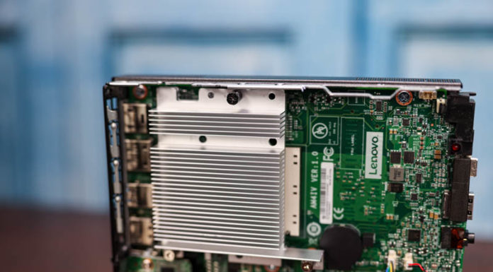 AMD Ryzen 5000G and 5000GE APUs Launched Lenovo ThinkCentre M75q Gen2 Tiny CPU Heatsink