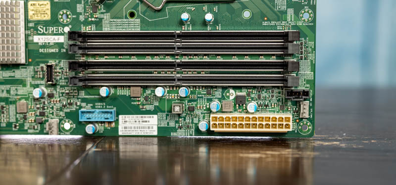 Supermicro X12SCA F USB Power DIMM 1